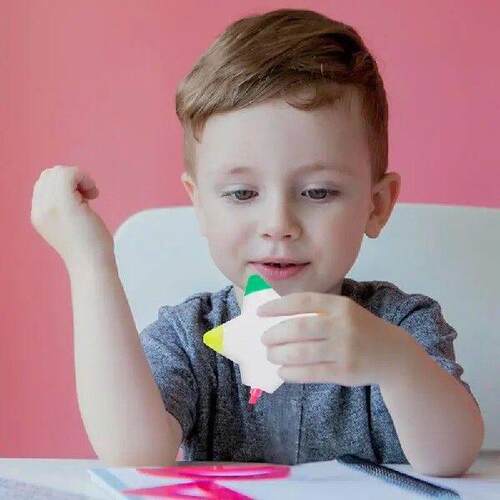 Five-Pointed Star Highlighter 2X Five-Pointed Pen Children