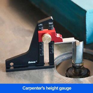 Woodworking Precision Height Depth Ruler Adjustable Height