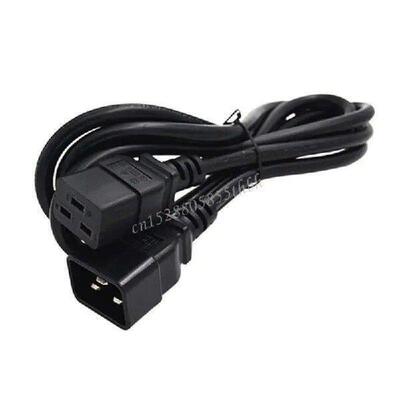 IEC320 C19 3Pin Female Port to C20 3Pin Male Power Cord