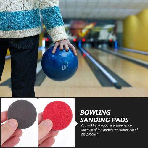 8 Pcs Bowling Ball Polishing Pad Cleaner Convenient Compact