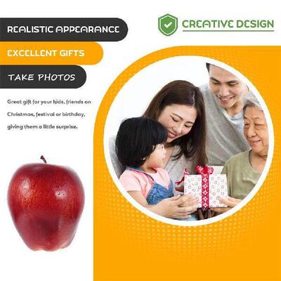 5 Pcs Simulation Fruit Model Artificial Delicious Apples