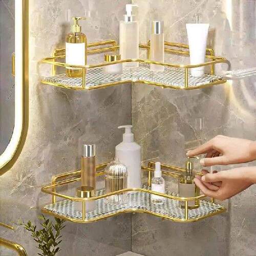 Wall Corner Shelf Triangle Floating Shelves With Double