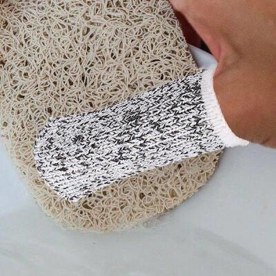 60 Pcs Anti Cut Finger Protectors Nylon Sleeve Guard for