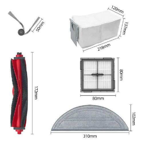 Complete Accessory Replacement Set for Roborock Q10 S5 Q10
