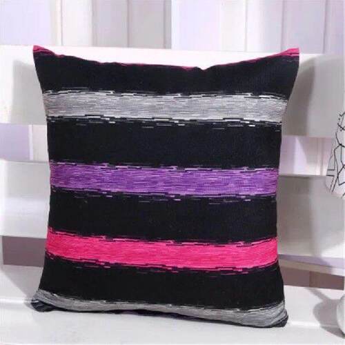 45x45cm Classic Rainbow Striped Printed Sofa Chair Seat