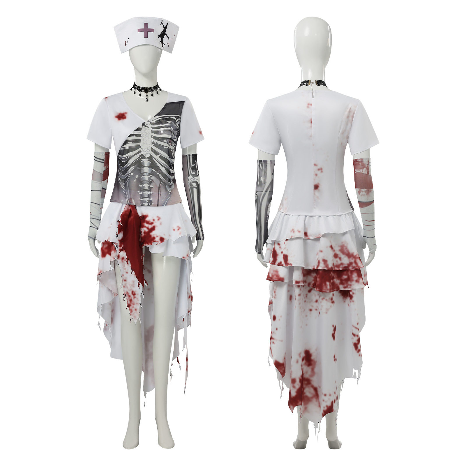 寂静岭女护士cos服血腥僵尸恐怖游戏扮演cosplay服护士制服万圣节