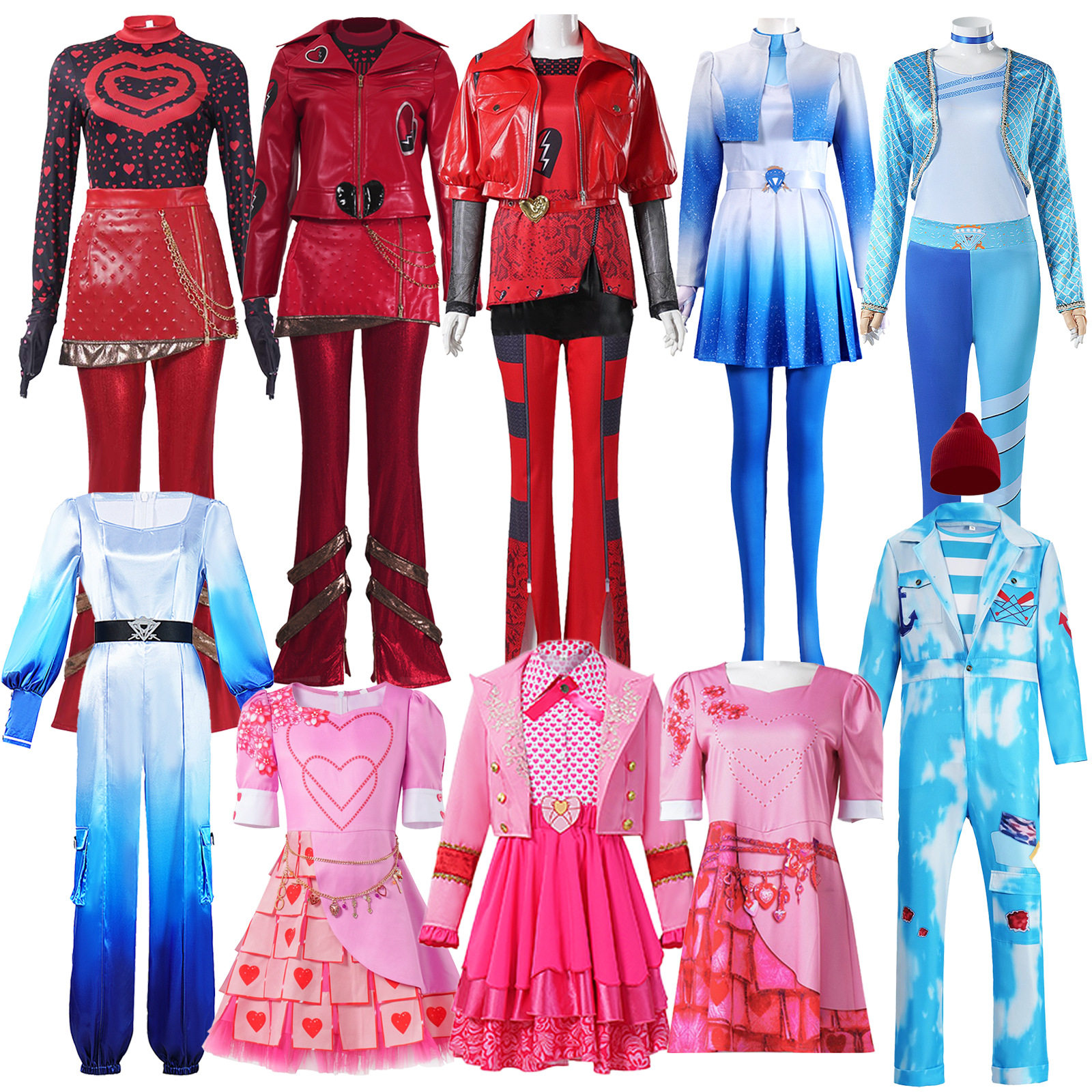 后裔5暗黑仙境cosplay服装红皇后红公主套装cos服装