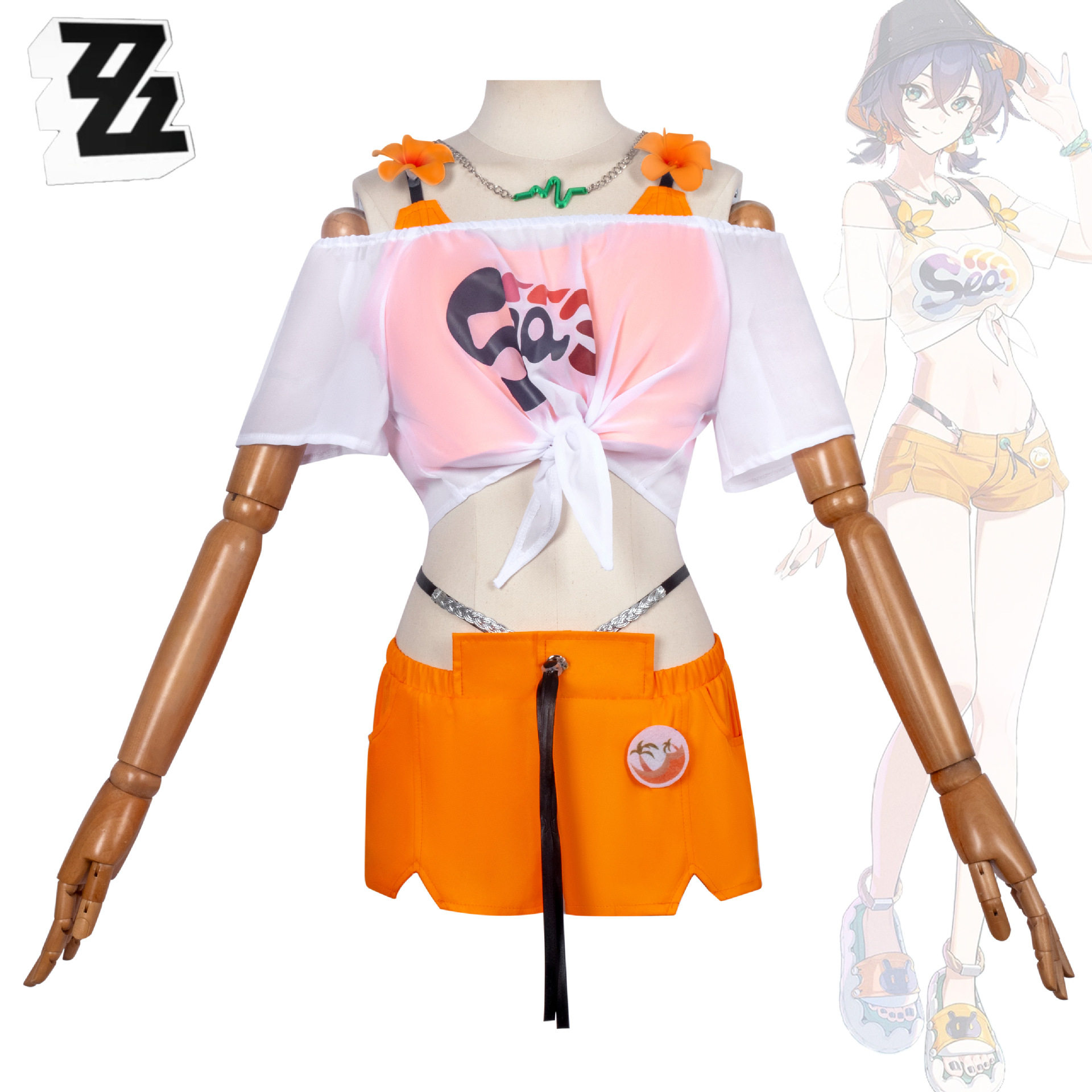 绝区零玲夏日cos铃二次元游戏角色扮演cosplay万圣节演出服全套