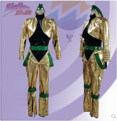 JoJo的奇异冒险电影Dio Brando Cosplay服装金漆皮
