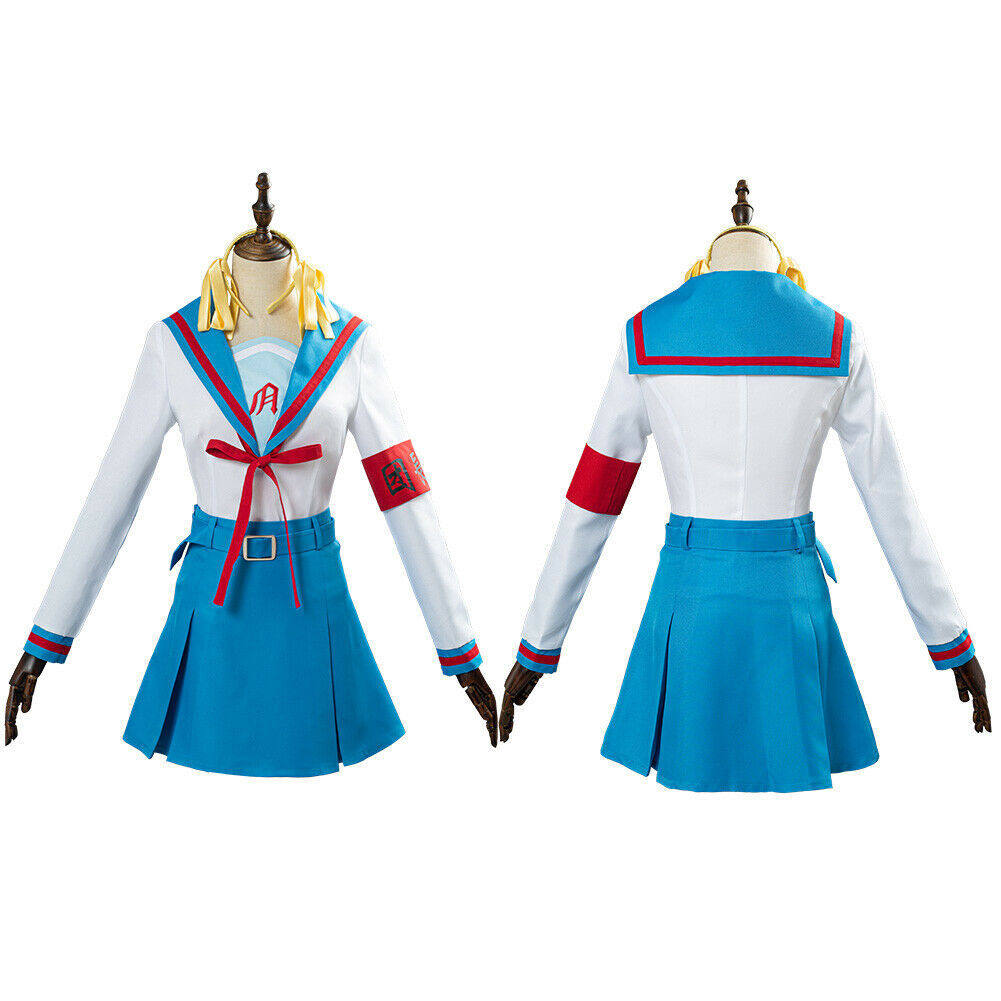 宫春日的忧郁COS凉宫春日全套cosplay女装日漫水手制服套装