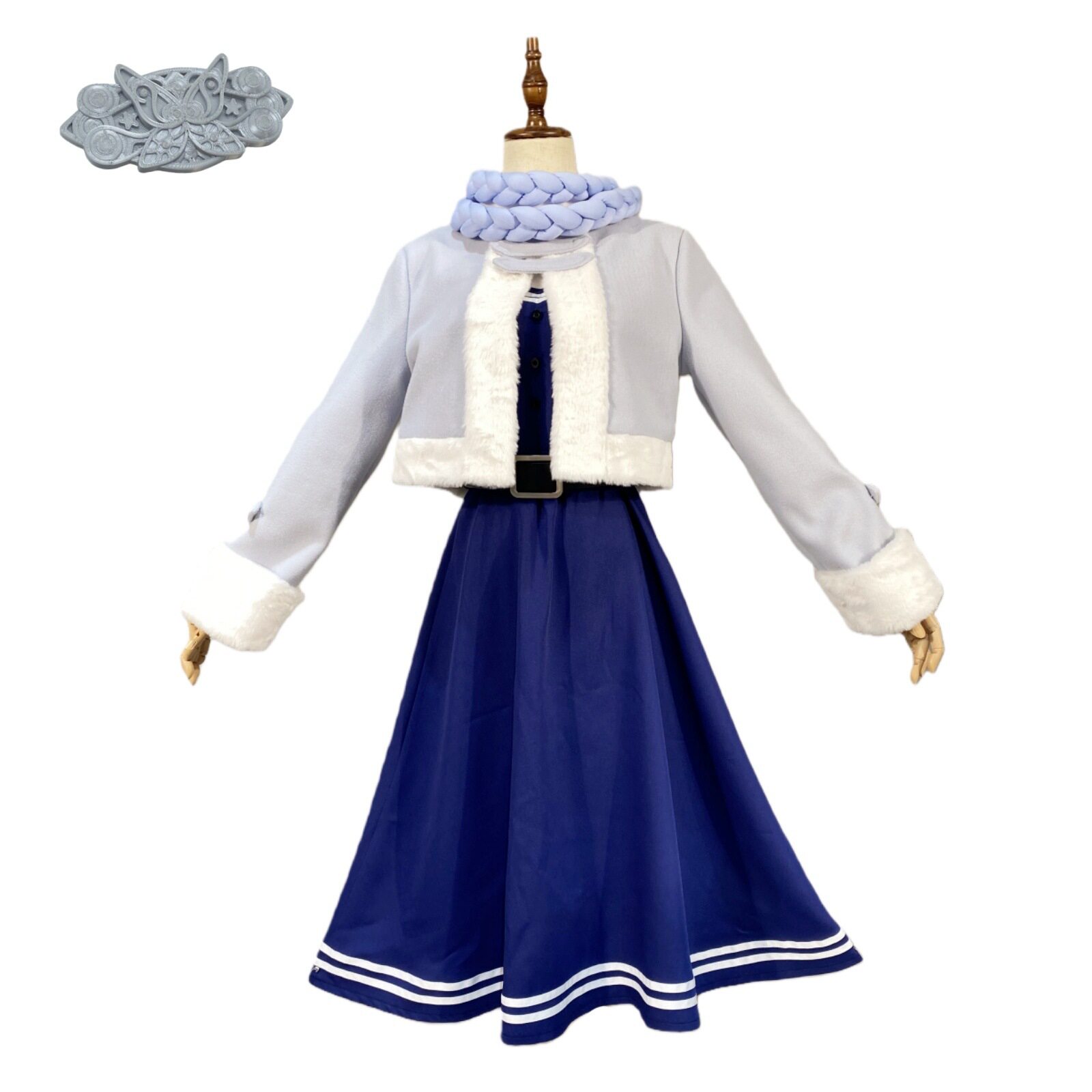 菲伦cos服冬服葬送的芙莉莲菲伦连衣裙cosplay服装常服面料
