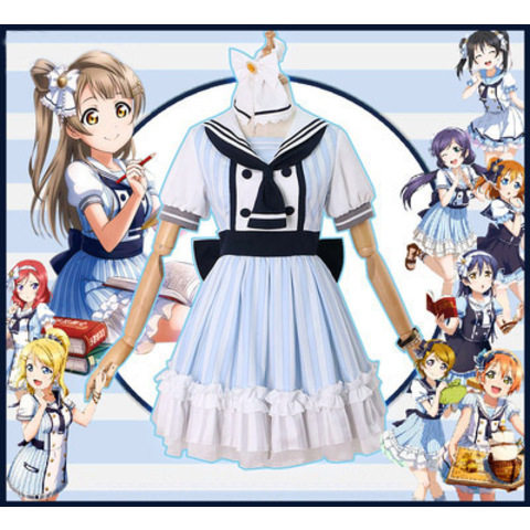 星尚漫舞lovelive海盗物语未觉醒cos服日常连衣裙cosplay套装女装