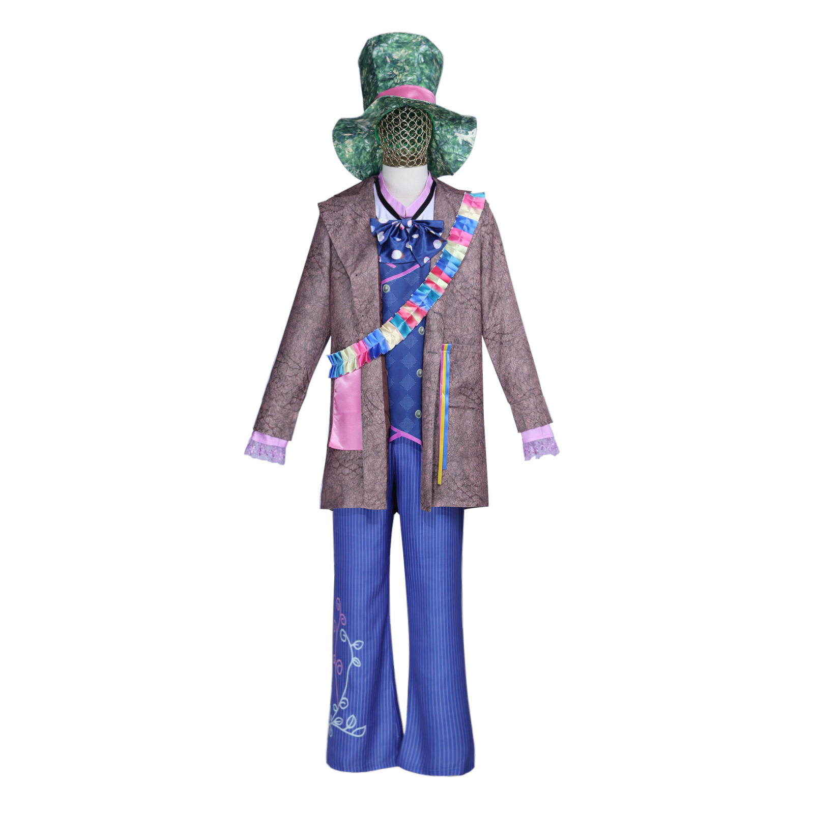 爱丽丝梦游仙境cosplay服帽子先生服装疯帽子先生电影角色扮演服