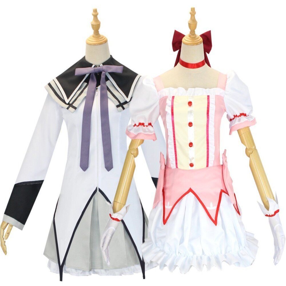 魔法少女小圆cos服晓美焰cosplay黑长直战斗服动漫角色万圣节
