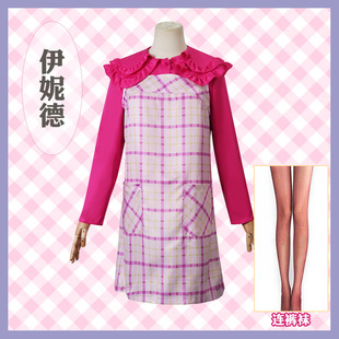 美剧同款 星期三 亚当斯一家cos星期三亚当斯 伊妮德 cosplay服装