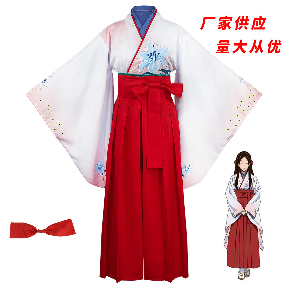 狂赌之渊cos服西洞院百合子日本和服cosplay动漫服装