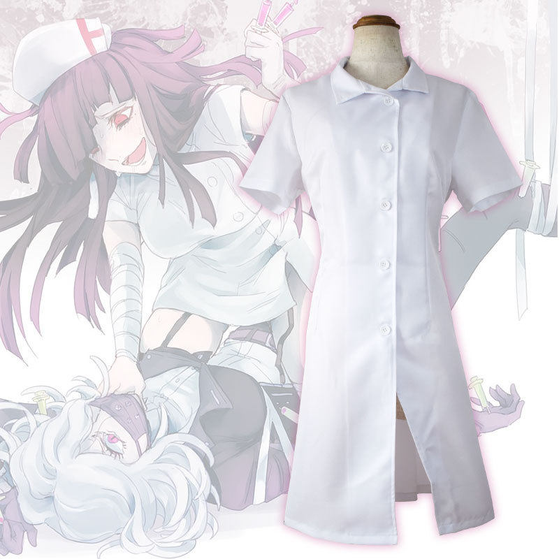 万圣节服装cosplay 弹丸论破轮舞罪木蜜柑护士服装cos服 定制