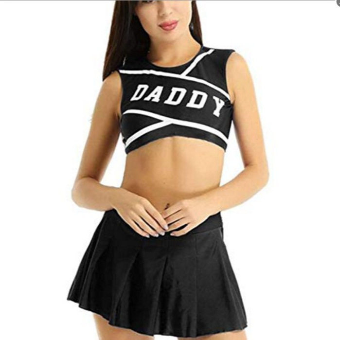 跨境啦啦队服篮球足球宝贝夜店舞台表演演出服