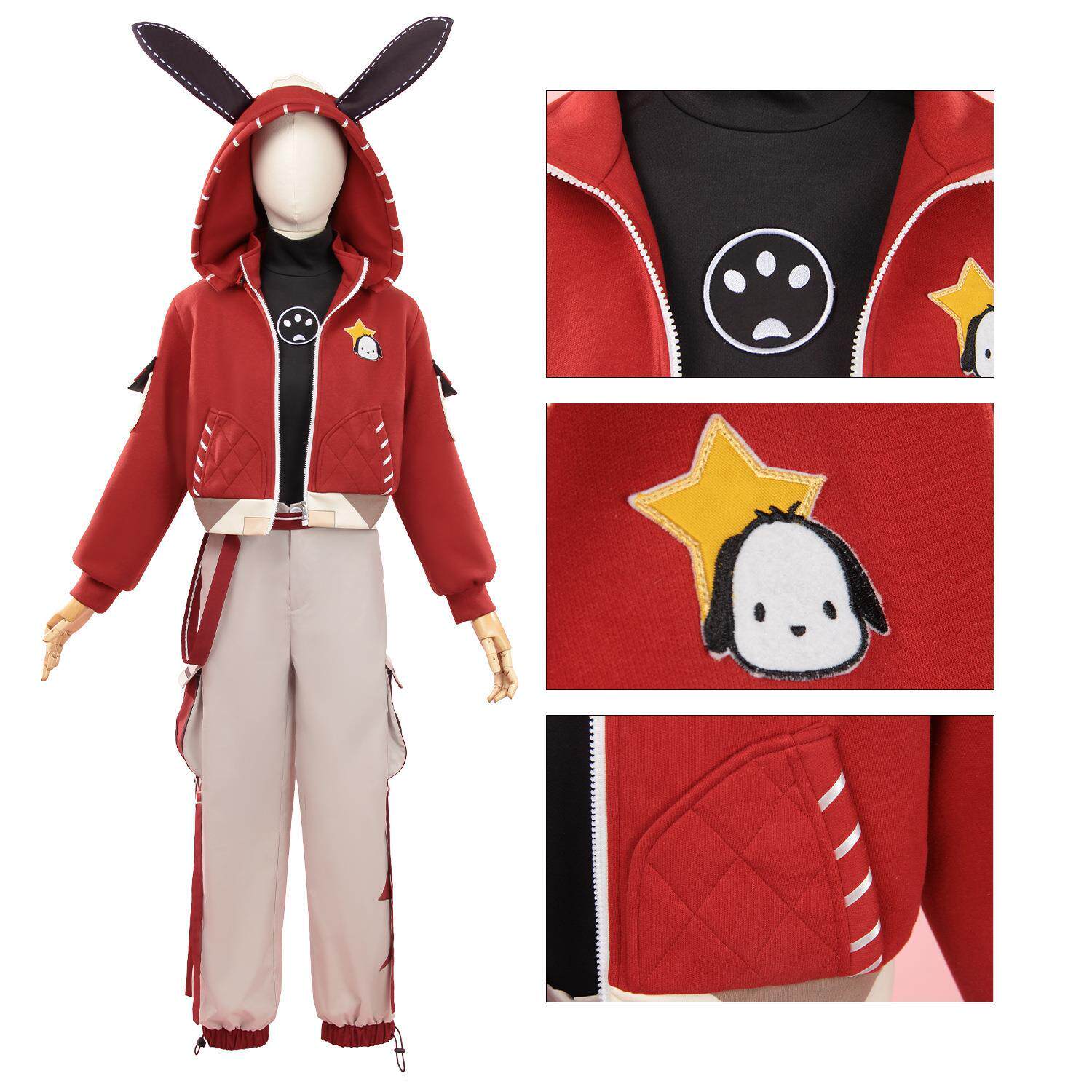 第五人格运动卫衣佣兵cos服囚徒三丽鸥联动卢卡cosplay服漫展服