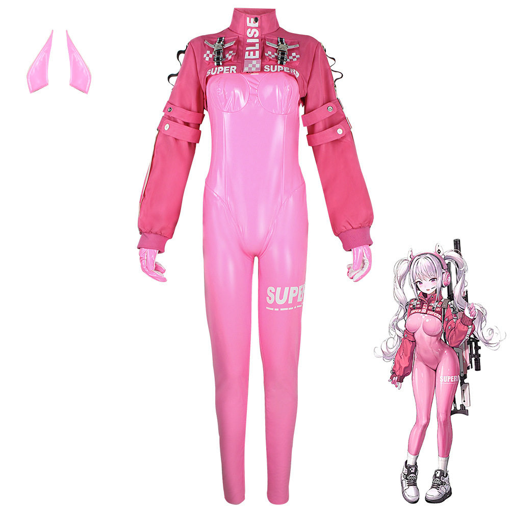 nikke胜利女神爱丽丝cos紧身衣连体衣套装爱丽丝cosplay服