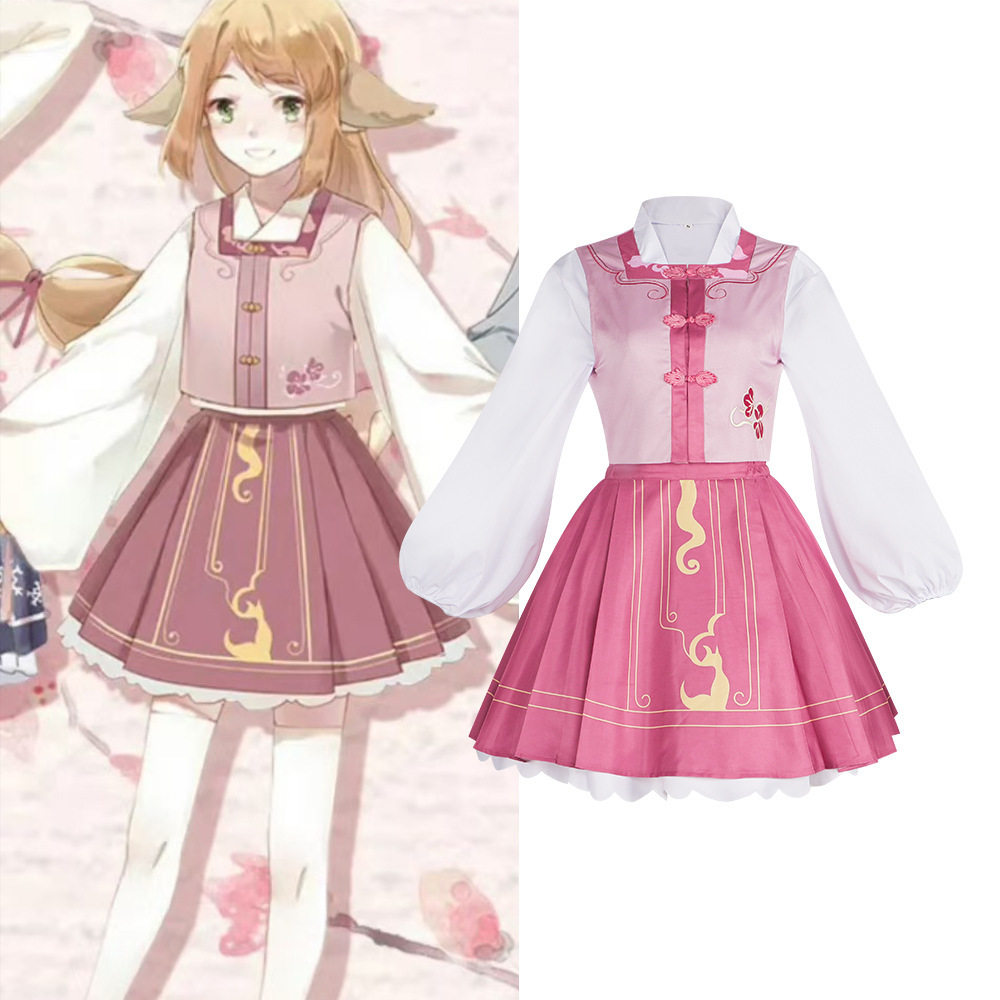 狐妖小红娘cos服涂山苏苏洛丽塔连衣裙cosplay二次元国风汉服裙