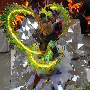 海贼王手办GK摆件共鸣海贼团模型破镜索隆手办周边雕像生日礼物