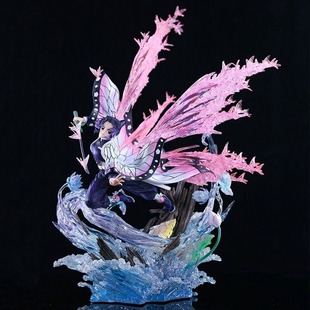 鬼灭之刃手办 Fantasy幻想屋 九柱共鸣雕像 虫柱 蝴蝶忍 百足蛇腹