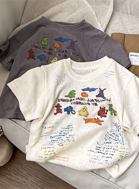 2024男女TCZ新款活性印花夏季男女-BQJ宝宝百搭120584小童