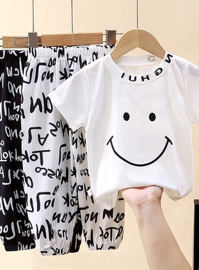 夏季2024短袖时尚男女新款套装-XVT百丝洋208662搭CZ冰小童宝