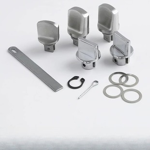 反锁钮防盗门锁内反锁旋钮不锈钢入户门把手保险通用大门配件