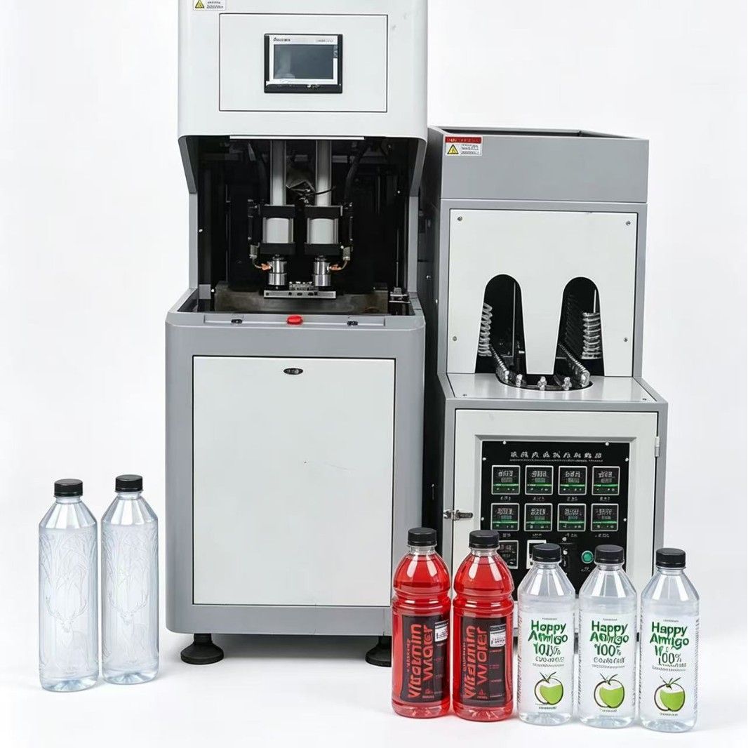 厂家供应PET吹瓶机 小型经济型矿泉水瓶500ml半自动塑料瓶吹塑机