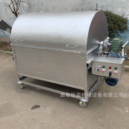 多功能全自动滚筒炒货机 大豆坚果板栗花生电动炒料机 芝麻电炒锅