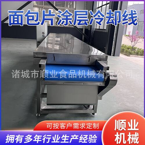 巧克力涂层机 冻干水果可可脂涂裹 饼干淋浆机 面包片涂层冷却线