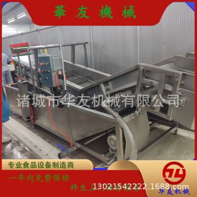 华友HYGB-连续式虾尾挂冰机 全自动大虾裹冰机 网带式挂冰流水线