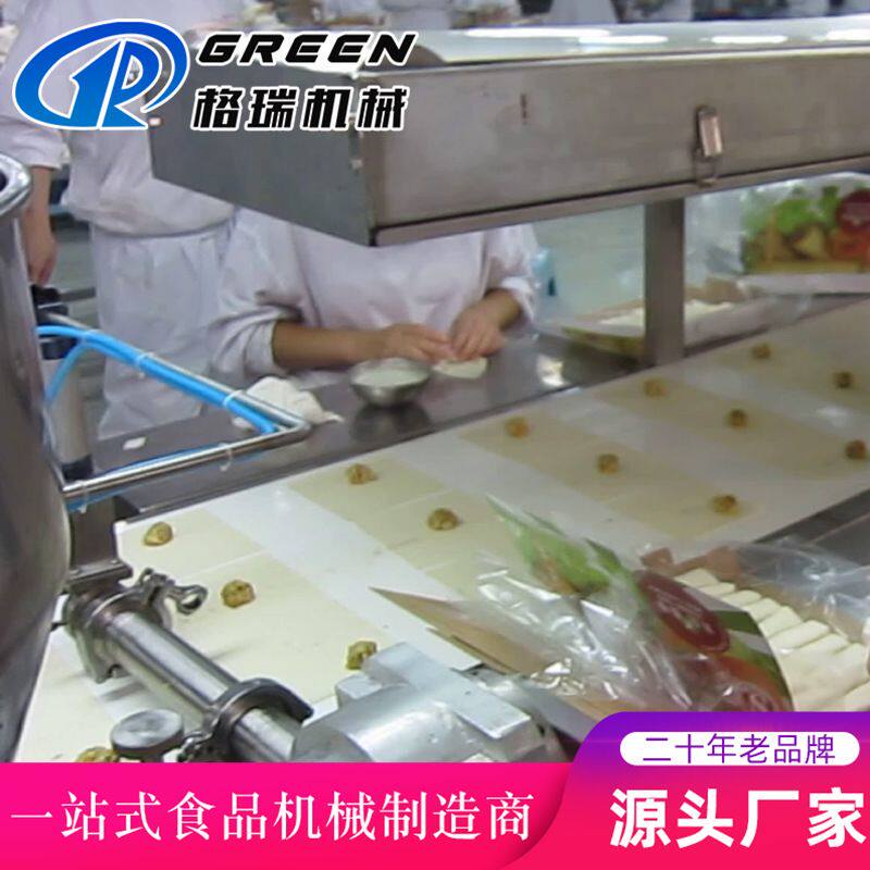 越南春卷生食油炸面食春卷皮生产线报价 自动不锈钢春卷皮生产线