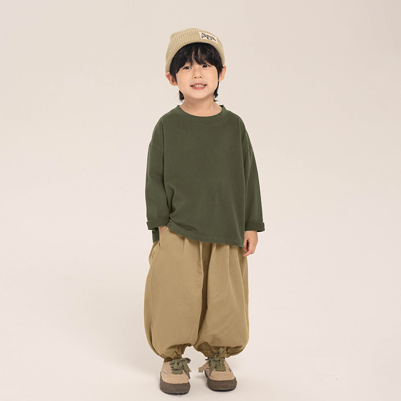 积木城堡男童长袖t恤秋季打底衫