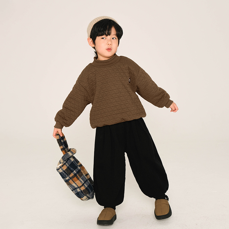 积木城堡男童加绒卫衣加厚上衣