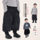 积木城堡男童加绒裤 中小童 儿童加厚一体绒束脚裤 子2025冬装 新款