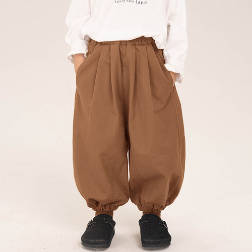积木城堡男童休闲裤儿童春秋裤子