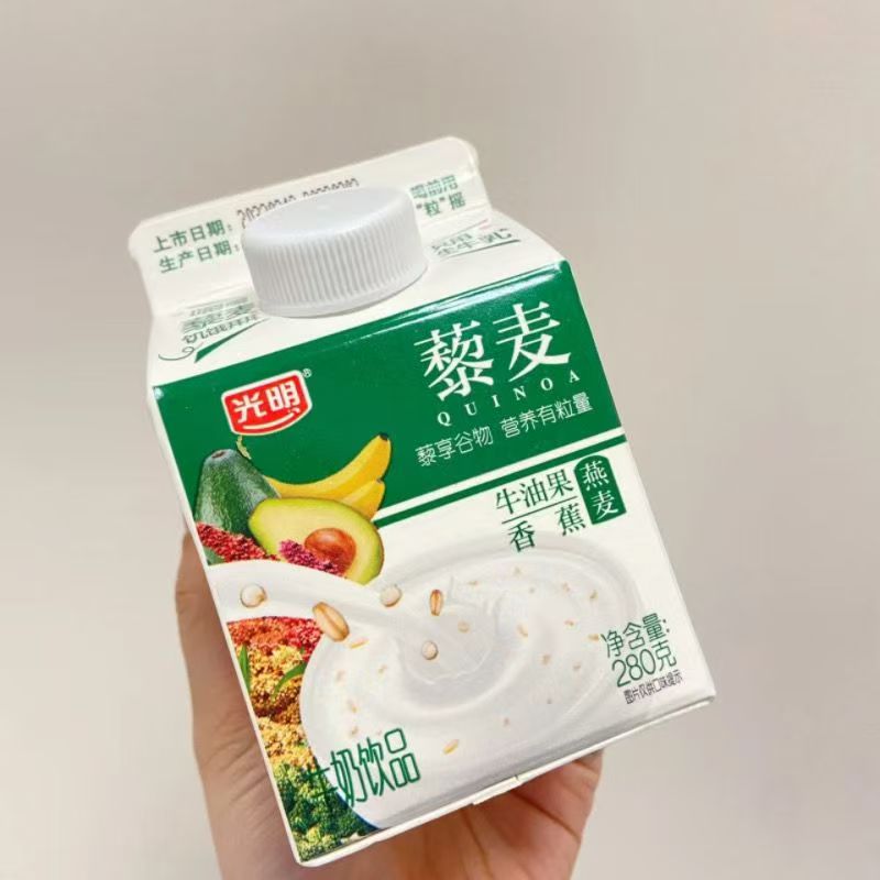 光明藜麦牛奶香蕉牛油果燕麦风味发酵乳280克谷物牛奶
