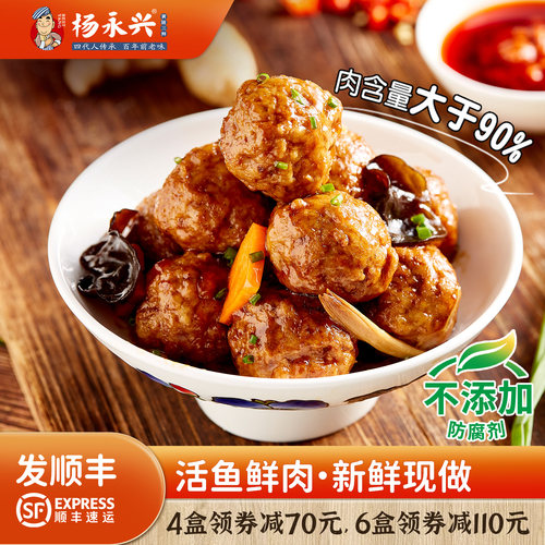 杨永兴黄陂肉丸小狮子头四喜丸子