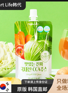 韩国直邮 有机农场韩国产CCA果汁 每日营养代餐蔬菜 水果真果汁
