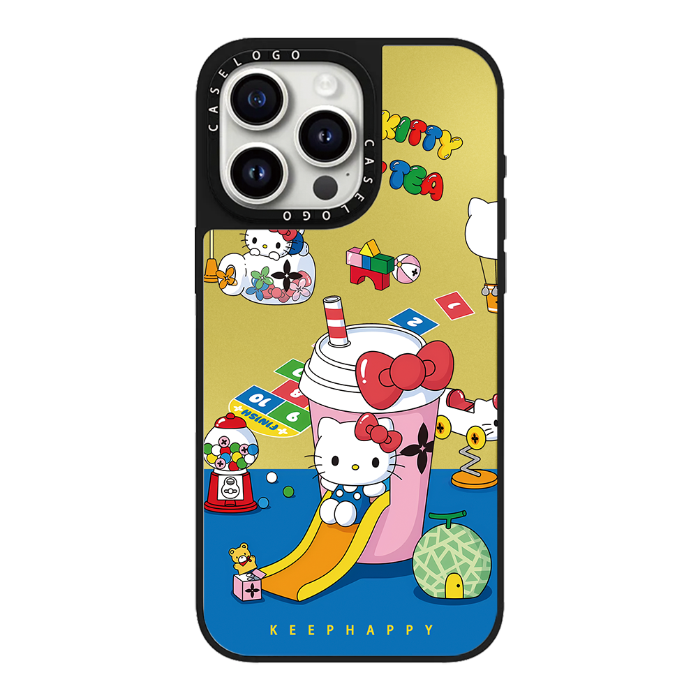 【C家】联名扭蛋奶茶Hello Kitty猫适用iphone16手机壳15promax苹果14pro镜面MagSafe磁吸13日韩卡通12可爱11