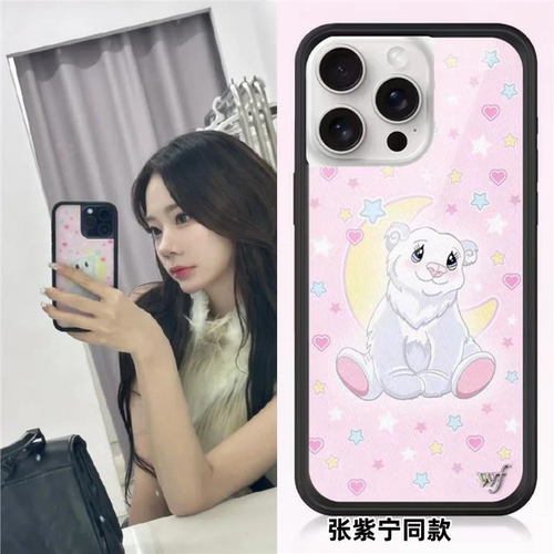 ins风欧美联名WF适用iPhone17手机壳15plus/14/13ProMax苹果16Pro手机壳12性感高颜值卡通个性艺术防摔保护套