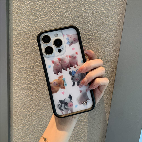 ins风欧美联名WF适用iPhone17手机壳15plus/14/13ProMax苹果16Pro手机壳12性感高颜值卡通个性艺术防摔保护套