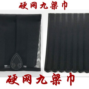 硬网九梁巾高功小袖双宵台法衣 庄子巾六角帽太极 莲花冠夏季道帽