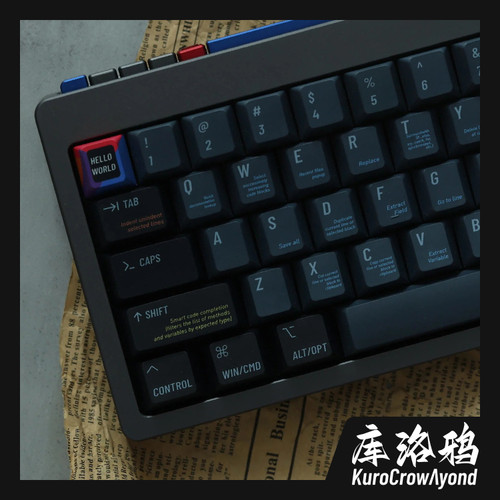 KCA库洛鸦黑程序员原创设计键帽