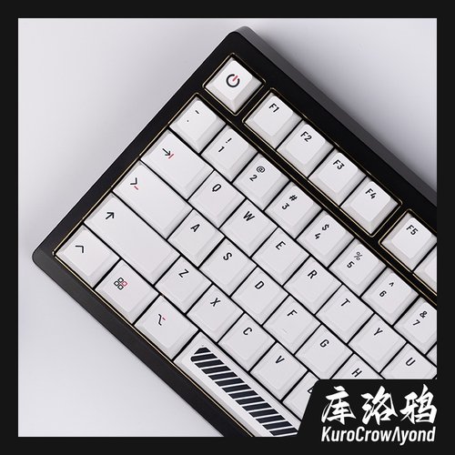 KCA极简白键帽原创设计库洛鸦