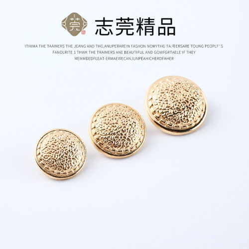 志莞圆形大衣毛衣外套风衣扣子