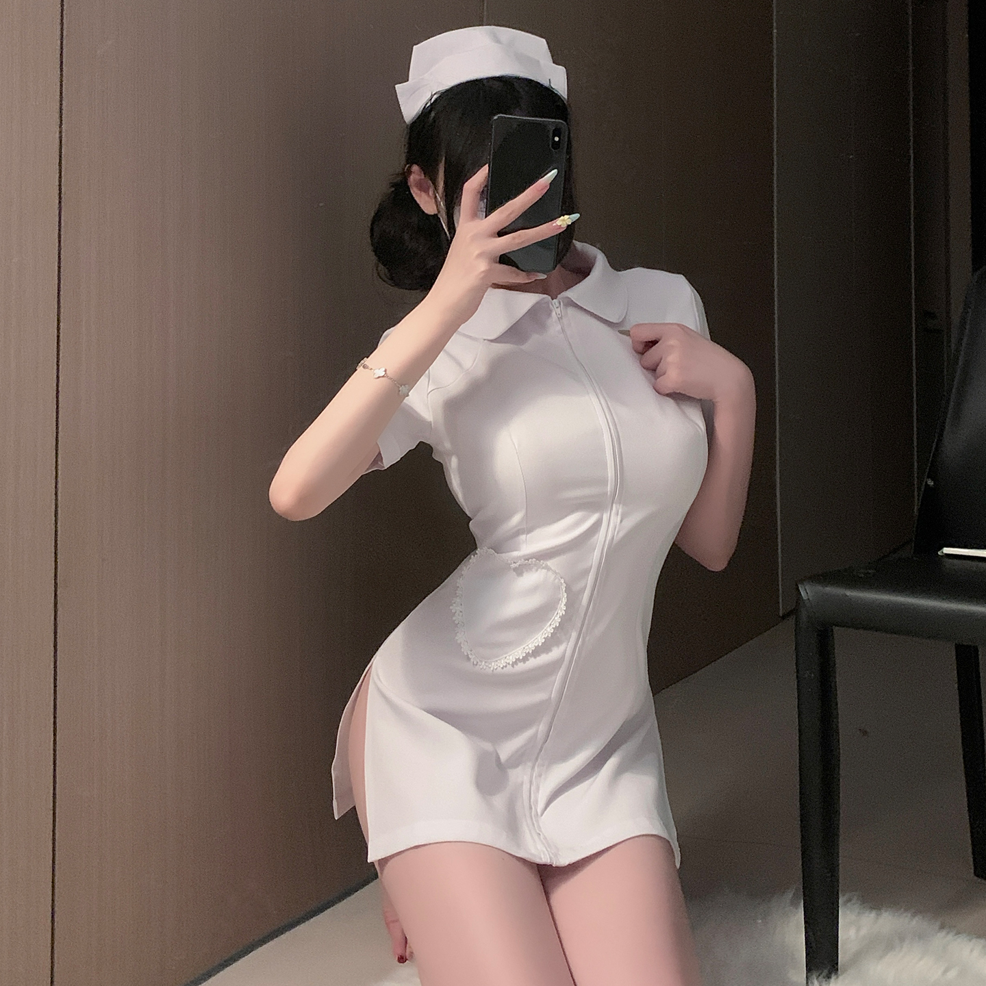 万圣节性感护士制服cosplay医生角色扮演纯欲风夜店主播服装套装
